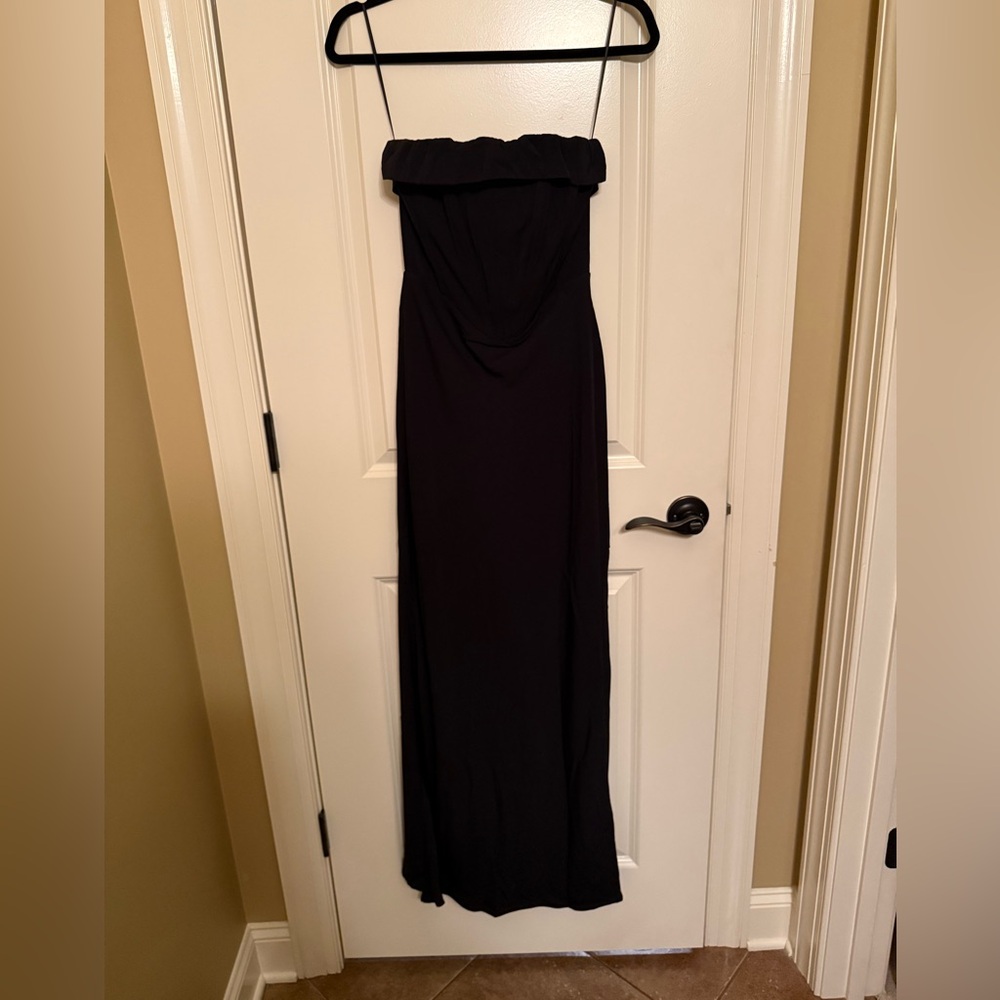 NWOT Strapless Princess Polly Black Maxi Dress - Picture 2 of 8